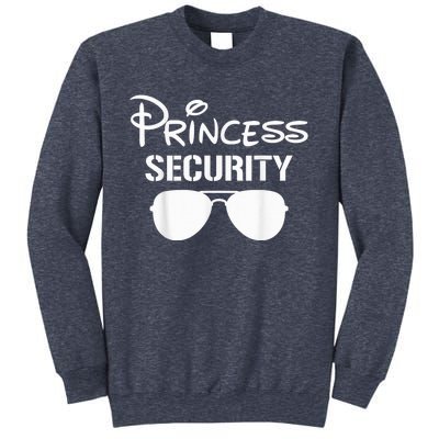 Princess Security Halloween Costume Dad  Matching Easy Sweatshirt