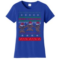 Poodle Santa Hat Ugly Sweater Christmas Pajama Dog Xmas Meaningful Gift Women's T-Shirt