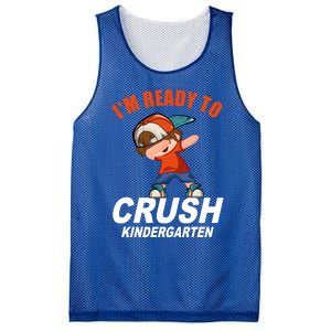 Preschool School Im Ready To Crush Kindergarten Cute Gift Mesh Reversible Basketball Jersey Tank