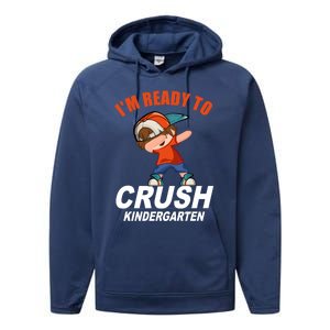 Preschool School Im Ready To Crush Kindergarten Cute Gift Performance Fleece Hoodie