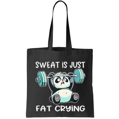 Panda Sweat Is Just Fat Crying Gym Gift Bag
