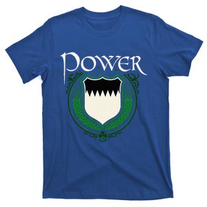 Power Surname Irish Clan Tartan Badge Ireland  T-Shirt