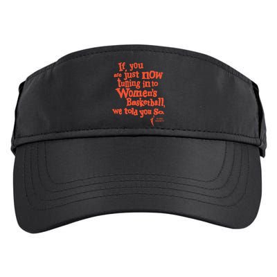 Playa Society If You Just Now Tuning Into Basketball We Told You So Oran Adult Drive Performance Visor