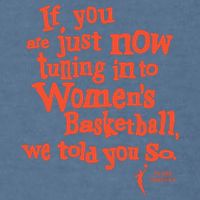 Playa Society If You Just Now Tuning Into Basketball We Told You So Oran Garment-Dyed Sweatshirt
