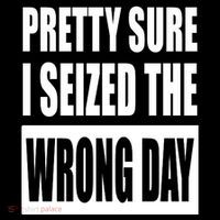 Pretty Sure I Seized The Wrong Day Funny Saying Toddler Sweatshirt