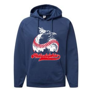 Philadelphia souvenir I am Proud of Philadelphia Performance Fleece Hoodie