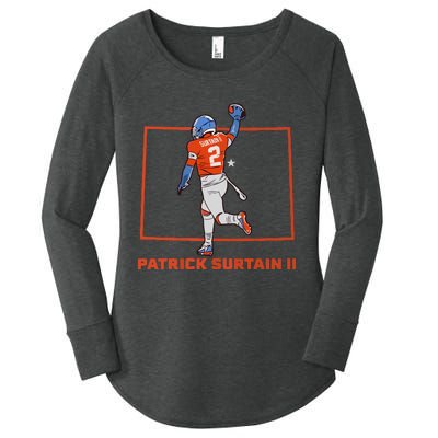 Patrick Surtain Ii State Star Women's Perfect Tri Tunic Long Sleeve Shirt