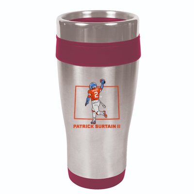 Patrick Surtain Ii State Star 16oz Travel Tumbler