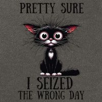 Pretty Sure I Seized The Wrong Day Cotton Canvas Backpack