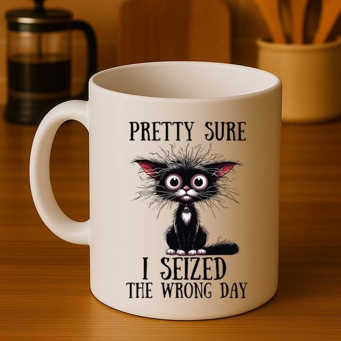 Pretty Sure I Seized The Wrong Day Mug