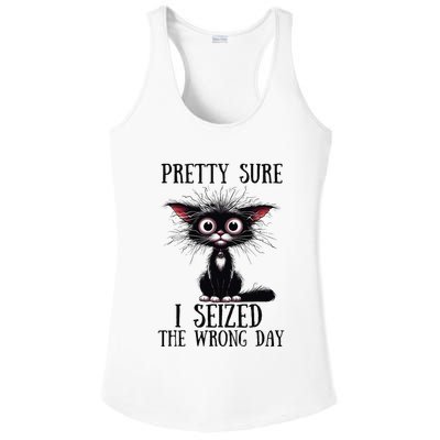 Pretty Sure I Seized The Wrong Day Ladies PosiCharge Competitor Racerback Tank