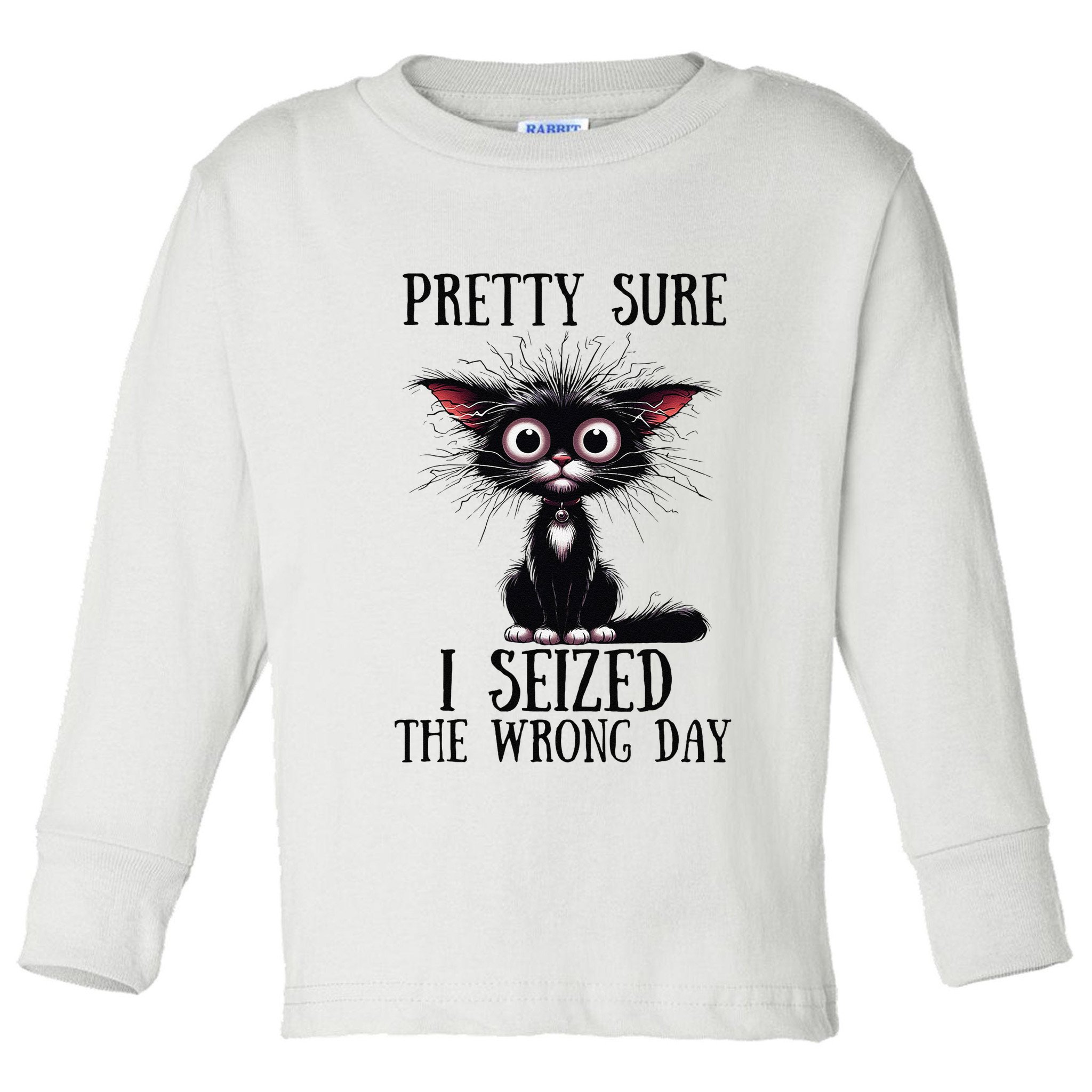 Pretty Sure I Seized The Wrong Day Toddler Long Sleeve Shirt