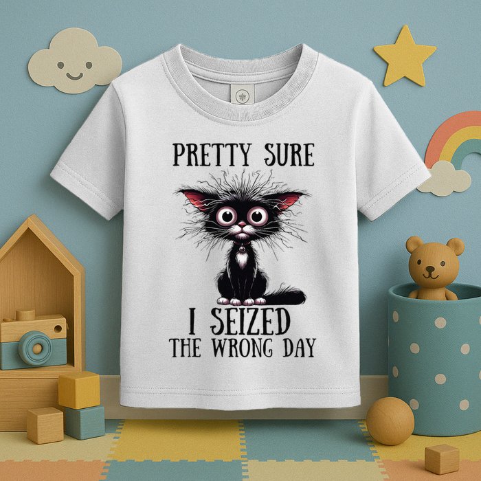 Pretty Sure I Seized The Wrong Day Toddler T-Shirt