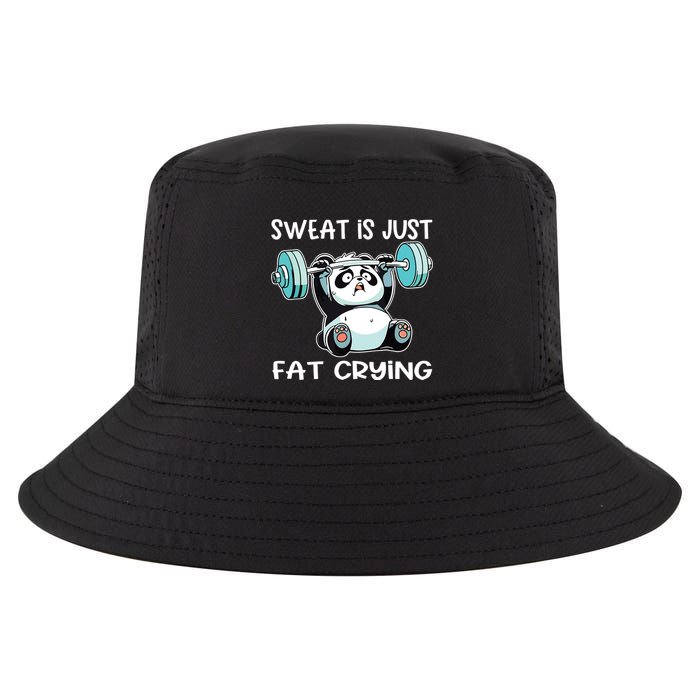 Panda Sweat Is Just Fat Crying Gym Cool Comfort Performance Bucket Hat
