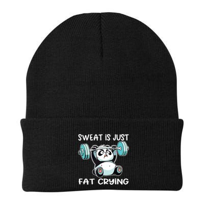 Panda Sweat Is Just Fat Crying Gym Beanie