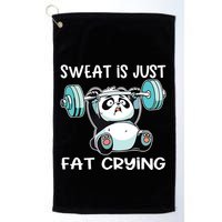 Panda Sweat Is Just Fat Crying Gym Golf Towel