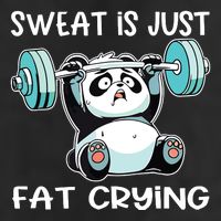 Panda Sweat Is Just Fat Crying Gym Golf Towel