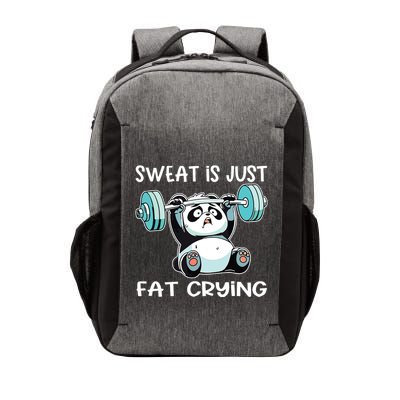 Panda Sweat Is Just Fat Crying Gym Vector Backpack