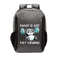 Panda Sweat Is Just Fat Crying Gym Vector Backpack