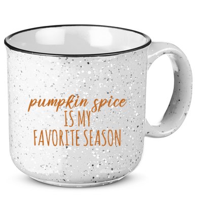 Pumpkin Spice Is My Favorite Season Fall Lover 15oz Campfire Ceramic Mug