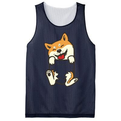 Pocket Shiba Inu Feet Cute Doge Akita Dog Lover Owner Gift Mesh Reversible Basketball Jersey Tank