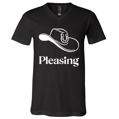 Pleasing Saloon In Austin V-Neck T-Shirt