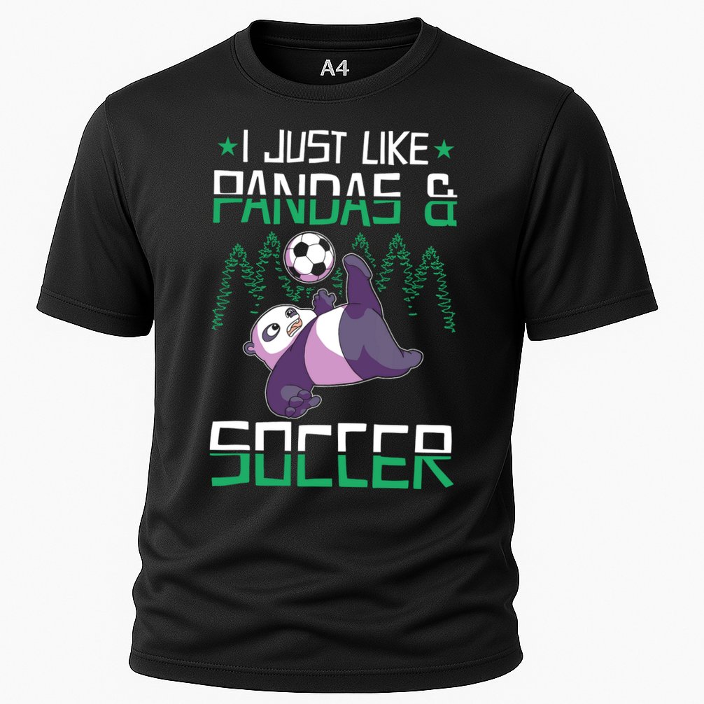 Panda Soccer I Just Love Pandas And Playing Soccer Performance Shirt