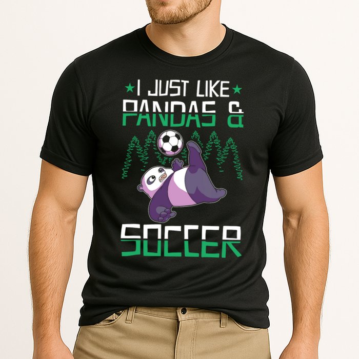 Panda Soccer I Just Love Pandas And Playing Soccer Performance Shirt