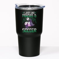 Panda Soccer I Just Love Pandas And Playing Soccer Tumbler
