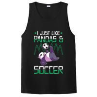 Panda Soccer I Just Love Pandas And Playing Soccer PosiCharge Competitor Tank