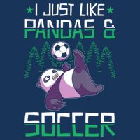 Panda Soccer I Just Love Pandas And Playing Soccer Infant Baby Jersey Bodysuit