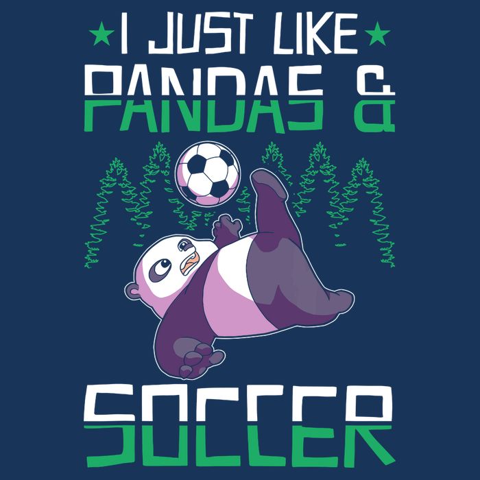 Panda Soccer I Just Love Pandas And Playing Soccer Infant Baby Jersey Bodysuit