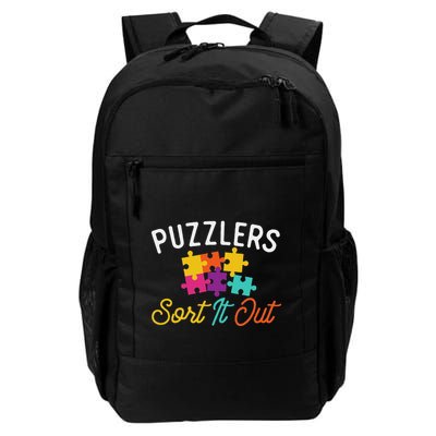 Puzzlers Sort It Out Puzzles Game Puzzle Lover Hobbyist Daily Commute Backpack