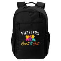 Puzzlers Sort It Out Puzzles Game Puzzle Lover Hobbyist Daily Commute Backpack