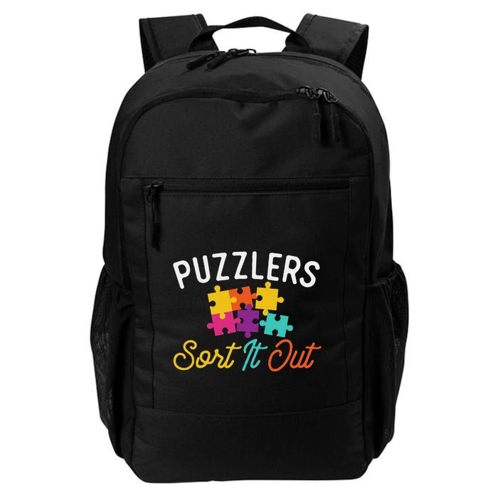 Puzzlers Sort It Out Puzzles Game Puzzle Lover Hobbyist Daily Commute Backpack