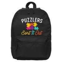 Puzzlers Sort It Out Puzzles Game Puzzle Lover Hobbyist 16 in Basic Backpack