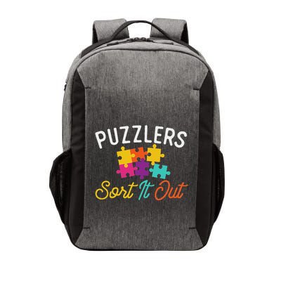 Puzzlers Sort It Out Puzzles Game Puzzle Lover Hobbyist Vector Backpack