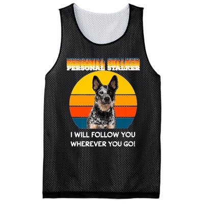 Personal Stalker I Will Follow You Wherever You Go Premium Mesh Reversible Basketball Jersey Tank