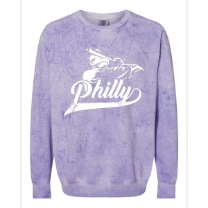 Philadelphia Skylines I Am Proud Of Philadelphia Colorblast Crewneck Sweatshirt