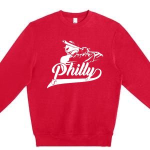 Philadelphia Skylines I Am Proud Of Philadelphia Premium Crewneck Sweatshirt