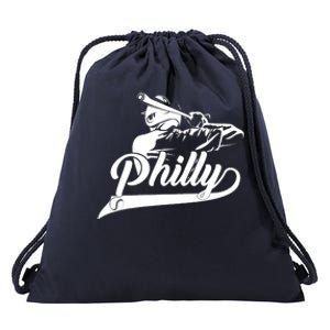 Philadelphia Skylines I Am Proud Of Philadelphia Drawstring Bag