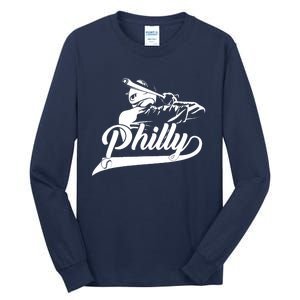 Philadelphia Skylines I Am Proud Of Philadelphia Tall Long Sleeve T-Shirt