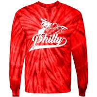 Philadelphia Skylines I Am Proud Of Philadelphia Tie-Dye Long Sleeve Shirt