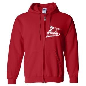 Philadelphia Skylines I Am Proud Of Philadelphia Full Zip Hoodie