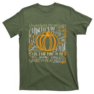 Pumpkin Spice Is My Favorite Season Autumn Leaves Fall T-Shirt