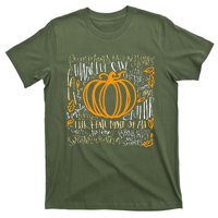 Pumpkin Spice Is My Favorite Season Autumn Leaves Fall T-Shirt