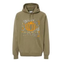 Pumpkin Spice Is My Favorite Season Autumn Leaves Fall Premium Hoodie