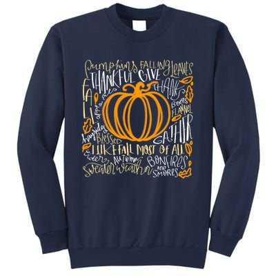 Pumpkin Spice Is My Favorite Season Autumn Leaves Fall Sweatshirt