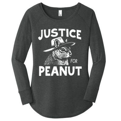 Peanut Squirrel Justice For Peanut Women's Perfect Tri Tunic Long Sleeve Shirt