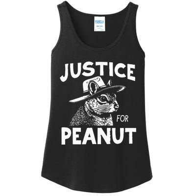 Peanut Squirrel Justice For Peanut Ladies Essential Tank